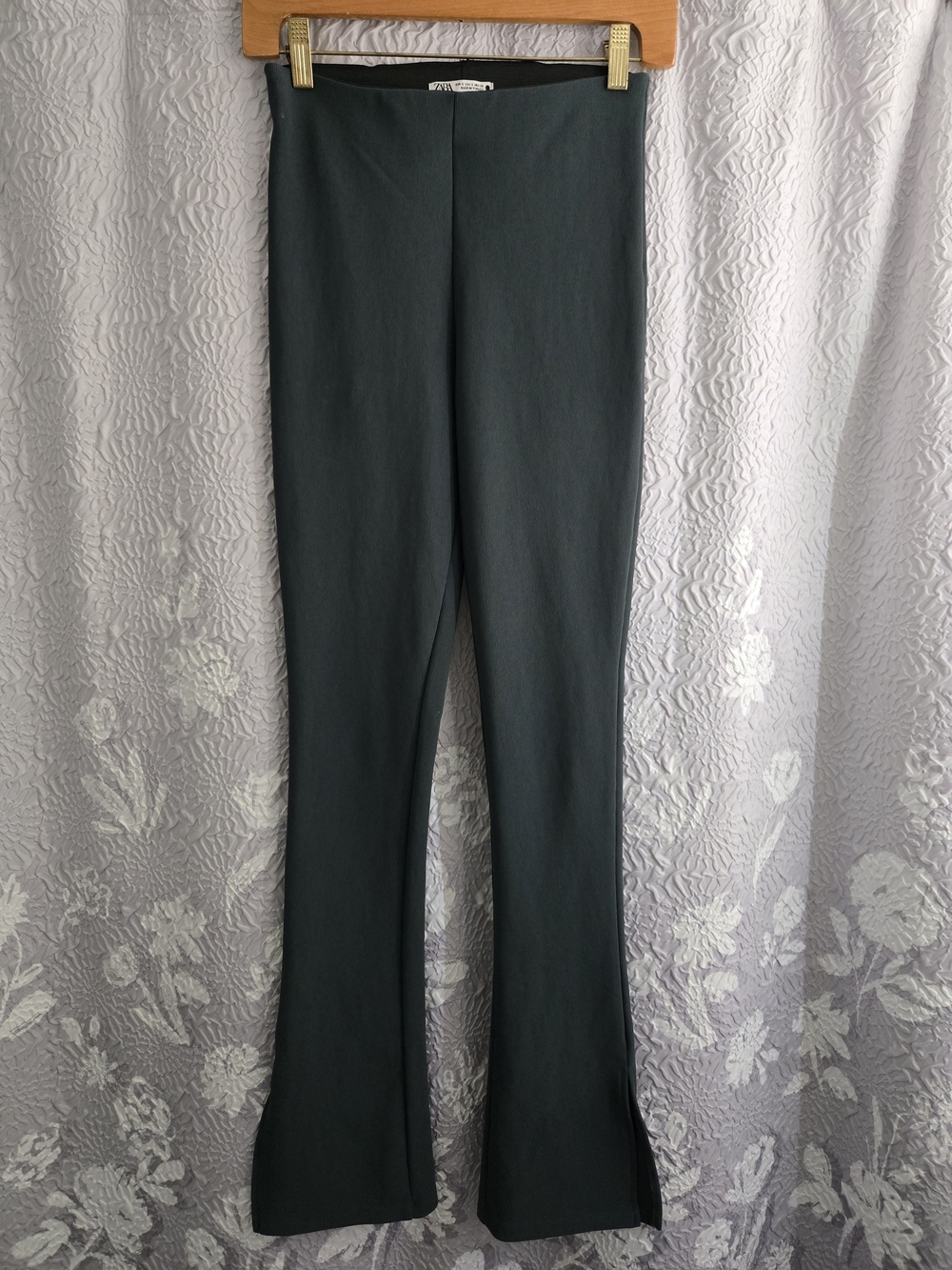 Zara Dark Green Boot Cut Ponte Leggins